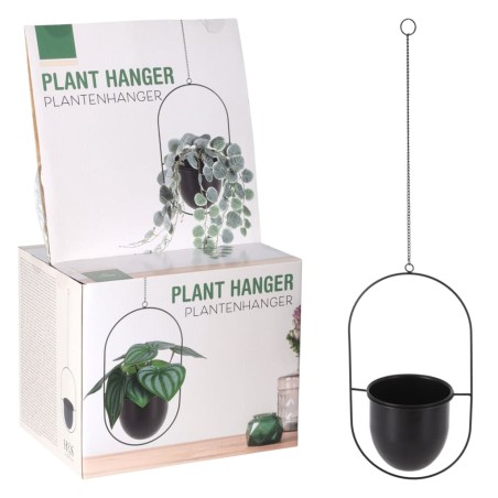ProGarden Soporte colgante para plantas negro 20,5x15x39 cm