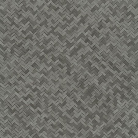 Noordwand Papel pintado Botanica Rattan Wickerwork negro y gris