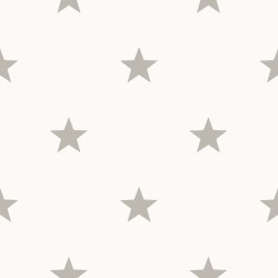 Noordwand Papel pintado Friends&Coffee Little Stars gris claro blanco