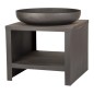 Esschert Design Brasero con almacenaje para leña negro 62 cm Esschert Design Brasero con almacenaje para leña negro 62 cm