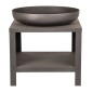Esschert Design Brasero con almacenaje para leña negro 62 cm Esschert Design Brasero con almacenaje para leña negro 62 cm