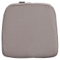 Madison Cojín para silla de mimbre de jardín Panama gris taupé 48x48cm Madison Cojín para silla de mimbre de jardín Panama gris taupé 48x48cm