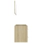vidaXL Set de muebles de baño 2 pzas contrachapada roble sonoma vidaXL Set de muebles de baño 2 pzas contrachapada roble sonoma