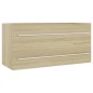 vidaXL Set de muebles de baño 2 pzas contrachapada roble sonoma vidaXL Set de muebles de baño 2 pzas contrachapada roble sonoma