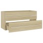 vidaXL Set de muebles de baño 2 pzas contrachapada roble sonoma vidaXL Set de muebles de baño 2 pzas contrachapada roble sonoma