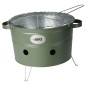 ProGarden Barbacoa de cubo con 2 asas verde oliva mate 34,5 cm ProGarden Barbacoa de cubo con 2 asas verde oliva mate 34,5 cm