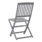 vidaXL Sillas de jardín plegables 8 uds madera maciza acacia vidaXL Sillas de jardín plegables 8 uds madera maciza acacia