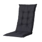 Madison Cojín de silla con respaldo alto Basic negro 123x50 cm Madison Cojín de silla con respaldo alto Basic negro 123x50 cm