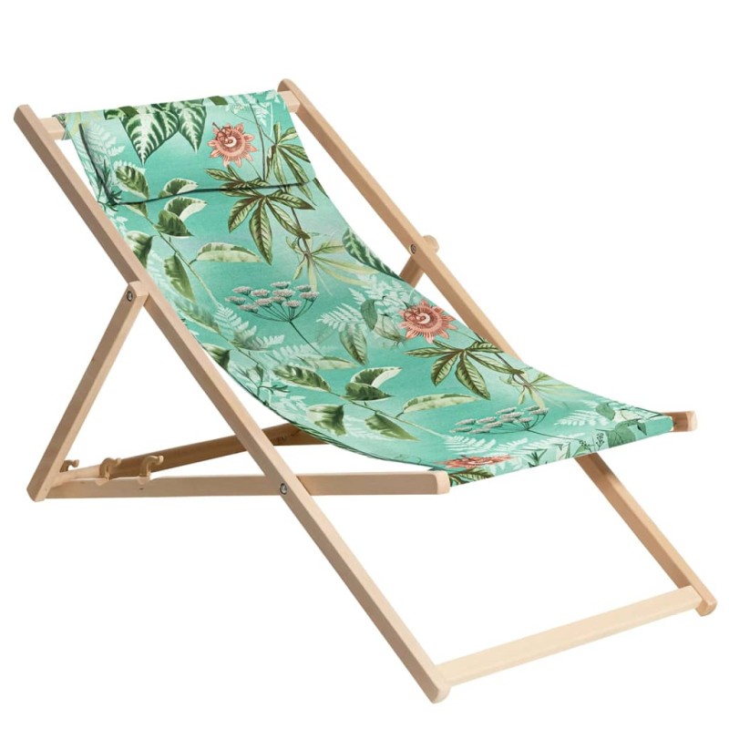 Madison Silla de playa Mauel madera azul 55x90x87 cm Madison Silla de playa Mauel madera azul 55x90x87 cm