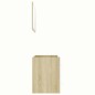 vidaXL Set de muebles de baño 2 pzas madera contrachapada blanco roble vidaXL Set de muebles de baño 2 pzas madera contrachapada blanco roble