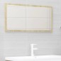 vidaXL Set de muebles de baño 2 pzas madera contrachapada blanco roble vidaXL Set de muebles de baño 2 pzas madera contrachapada blanco roble