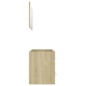 vidaXL Set de muebles de baño 2 pzas contrachapada roble Sonoma vidaXL Set de muebles de baño 2 pzas contrachapada roble Sonoma