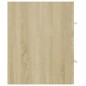 vidaXL Set de muebles de baño 2 pzas contrachapada roble Sonoma vidaXL Set de muebles de baño 2 pzas contrachapada roble Sonoma