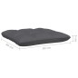 vidaXL Juego muebles de jardín 3 pzas cojines gris madera pino maciza vidaXL Juego muebles de jardín 3 pzas cojines gris madera pino maciza
