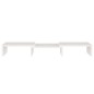 vidaXL Soporte de monitor madera maciza de pino blanco 60x24x10,5 cm vidaXL Soporte de monitor madera maciza de pino blanco 60x24x10,5 cm