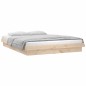 vidaXL Estructura de cama con LED madera maciza King Size 150x200 cm vidaXL Estructura de cama con LED madera maciza King Size 150x200 cm