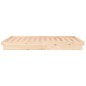 vidaXL Estructura de cama con LED madera maciza King Size 150x200 cm vidaXL Estructura de cama con LED madera maciza King Size 150x200 cm