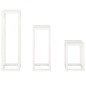 vidaXL Set de bar 3 piezas madera maciza de pino blanco vidaXL Set de bar 3 piezas madera maciza de pino blanco
