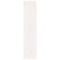 vidaXL Cubierta de radiador madera maciza de pino blanco 153x19x84 cm