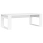 vidaXL Mesa de centro madera de ingeniería blanco brillo 102x50x35 cm vidaXL Mesa de centro madera de ingeniería blanco brillo 102x50x35 cm