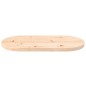 vidaXL Tablero de mesa ovalado madera maciza de pino 70x35x2,5 cm vidaXL Tablero de mesa ovalado madera maciza de pino 70x35x2,5 cm
