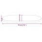 vidaXL Tablero de mesa ovalado madera maciza de pino 70x35x2,5 cm vidaXL Tablero de mesa ovalado madera maciza de pino 70x35x2,5 cm