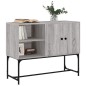 vidaXL Aparador de madera de ingeniería gris Sonoma 100x40x79,5 cm vidaXL Aparador de madera de ingeniería gris Sonoma 100x40x79,5 cm