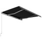 vidaXL Toldo retráctil manual gris antracita 350x250 cm vidaXL Toldo retráctil manual gris antracita 350x250 cm