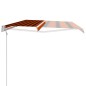 vidaXL Toldo automático retráctil naranja y marrón 450x300 cm