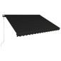 vidaXL Toldo retráctil automático gris antracita 450x300 cm