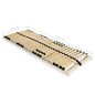 vidaXL Somieres de cama 2 uds con 28 láminas 7 zonas 80x200 cm