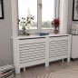vidaXL Cubiertas para radiador 2 unidades MDF blanco 172x19x81,5 cm vidaXL Cubiertas para radiador 2 unidades MDF blanco 172x19x81,5 cm
