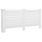 vidaXL Cubiertas para radiador 2 unidades MDF blanco 172x19x81,5 cm vidaXL Cubiertas para radiador 2 unidades MDF blanco 172x19x81,5 cm