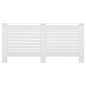 vidaXL Cubiertas para radiador 2 unidades MDF blanco 172x19x81,5 cm vidaXL Cubiertas para radiador 2 unidades MDF blanco 172x19x81,5 cm