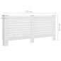 vidaXL Cubiertas para radiador 2 unidades MDF blanco 172x19x81,5 cm vidaXL Cubiertas para radiador 2 unidades MDF blanco 172x19x81,5 cm