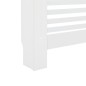 vidaXL Cubiertas para radiador 2 unidades MDF blanco 112x19x81,5 cm vidaXL Cubiertas para radiador 2 unidades MDF blanco 112x19x81,5 cm