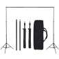 vidaXL Set estudio fotográfico focos tipo softbox y telones de fondo vidaXL Set estudio fotográfico focos tipo softbox y telones de fondo