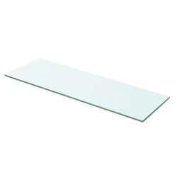 vidaXL Estantes 2 unidades panel de vidrio transparente 60x15 cm