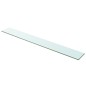 vidaXL Estantes 2 unidades panel de vidrio transparente 100x12 cm vidaXL Estantes 2 unidades panel de vidrio transparente 100x12 cm