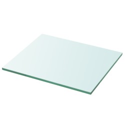 vidaXL Estantes 2 unidades panel de vidrio transparente 30x20 cm