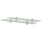 vidaXL Estantes flotantes 2 unidades vidrio 8 mm 60x20 cm vidaXL Estantes flotantes 2 unidades vidrio 8 mm 60x20 cm