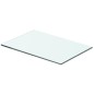 vidaXL Estantes 2 unidades panel de vidrio transparente 40x20 cm