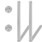 vidaXL Patas de mesa telescópicas 4 uds níquel cepillado 710-1100 mm vidaXL Patas de mesa telescópicas 4 uds níquel cepillado 710-1100 mm