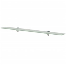 vidaXL Estantes flotantes 2 unidades vidrio 8 mm 90x10 cm