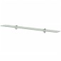 vidaXL Estantes flotantes 2 unidades vidrio 8 mm 90x10 cm vidaXL Estantes flotantes 2 unidades vidrio 8 mm 90x10 cm