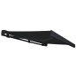 vidaXL Toldo de carrete motorizado gris antracita 450x300 cm