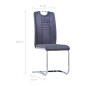 vidaXL Juego de comedor 9 piezas piel de ante artificial gris vidaXL Juego de comedor 9 piezas piel de ante artificial gris