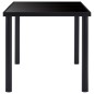 vidaXL Juego de comedor 9 piezas cuero sintético gris vidaXL Juego de comedor 9 piezas cuero sintético gris