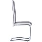 vidaXL Juego de comedor 9 piezas cuero sintético gris vidaXL Juego de comedor 9 piezas cuero sintético gris