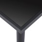 vidaXL Juego de comedor 7 piezas piel de ante artificial gris